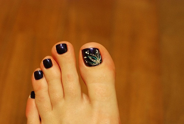 Toe Nail Designs Easy
 40 Cute and Easy Nail Art Designs for Beginners Easyday