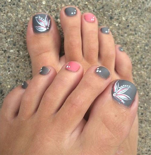 Toe Nail Designs For Spring
 15 Spring Toe Nails Art Designs & Ideas 2017