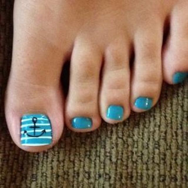 Toe Nail Ideas For Summer
 221 best pedicure ideas images on Pinterest