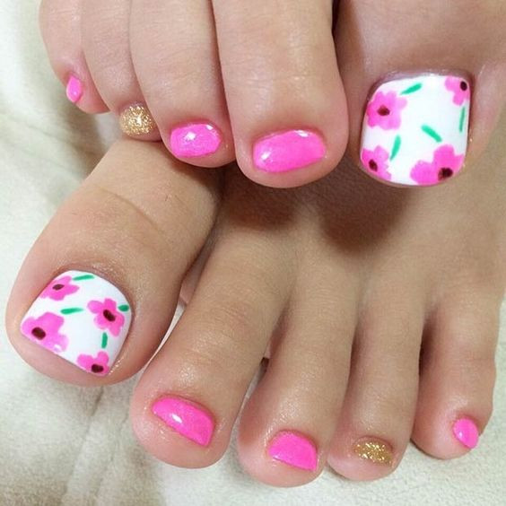 Toe Nail Ideas For Summer
 30 Really Cute Toe Nails for Summer Pretty Designs