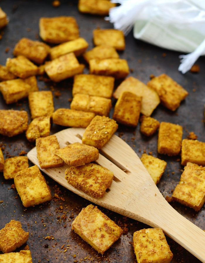Tofu Recipes Baked
 Easy Crispy Baked Curried Tofu Oil Free Vegan