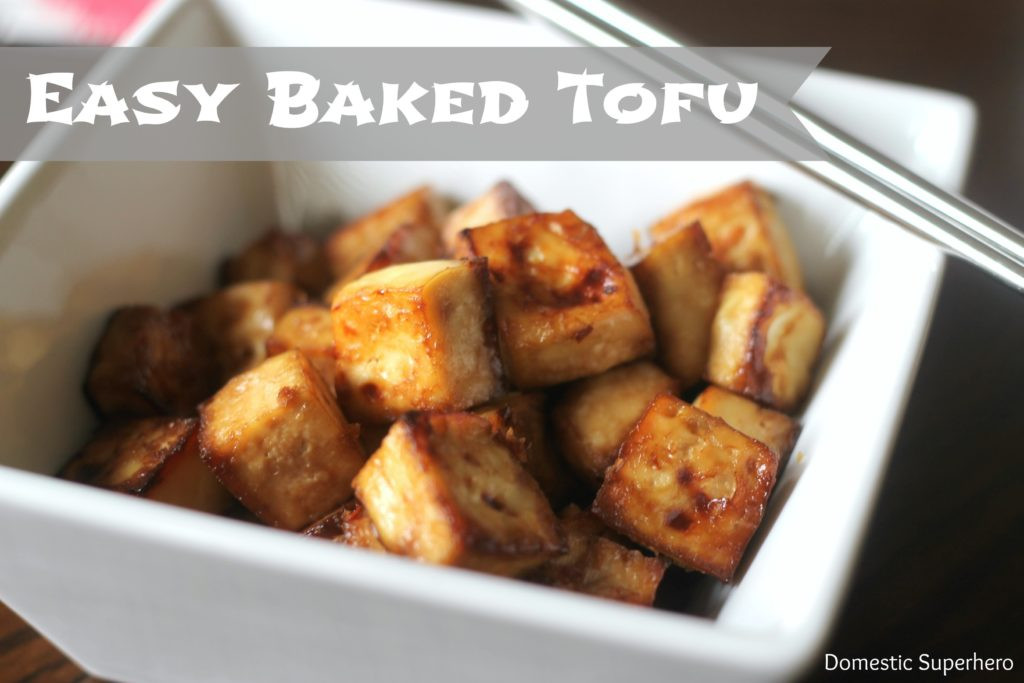 Tofu Recipes Baked
 Easy Baked Tofu Domestic Superhero