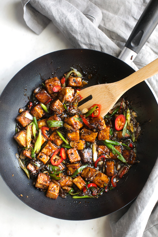 Tofu Recipes Easy
 Crispy Black Pepper Tofu Stir Fry Recipe