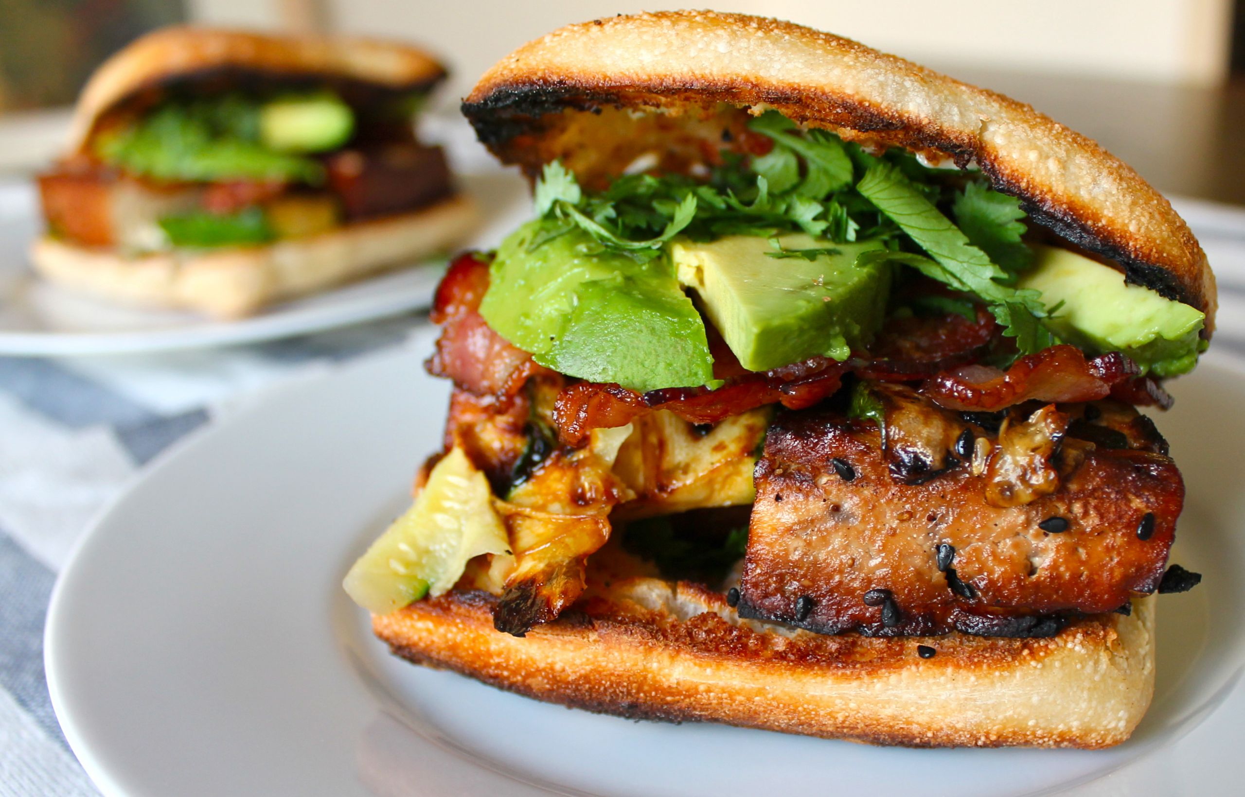Tofu Sandwich Recipes
 Grilled Tofu Sandwiches with Bacon and Avocado