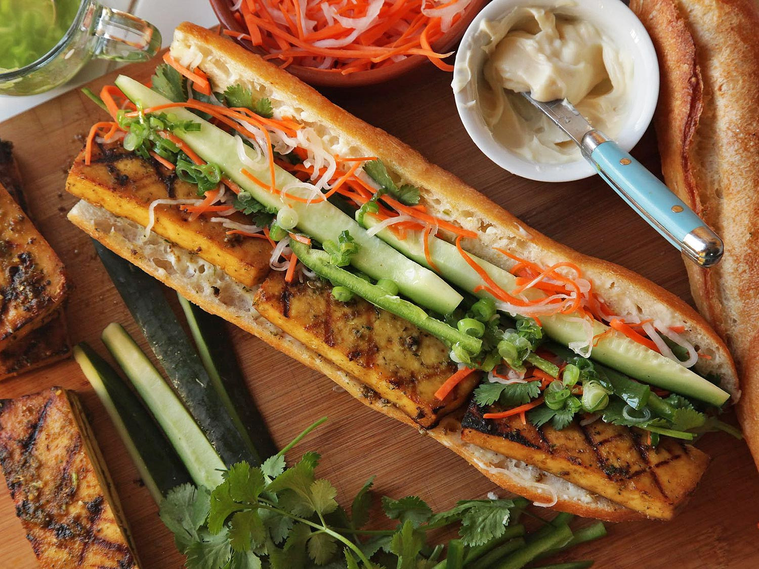 Tofu Sandwich Recipes
 How to Make Lemongrass and Coriander Marinated Grilled