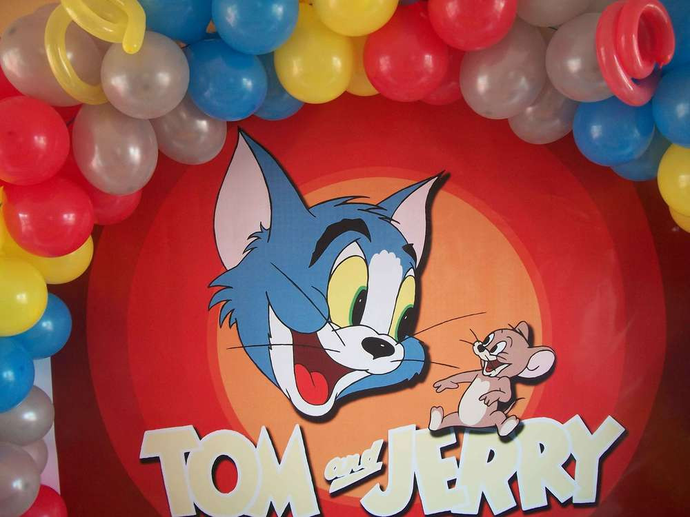 День рождения тома 2. Воздушный шар том и Джерри. Шарики том и Джерри. День рождение в стиле том и Джерри. Шары том и Джерри воздушные.