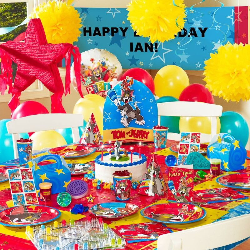 Tom And Jerry Birthday Party
 Tom & Jerry Birthday Ideas Pinterest