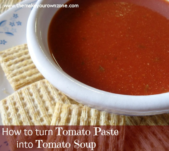 Tomato Soup From Tomato Paste
 How To Make Tomato Soup from Tomato Paste The Make Your