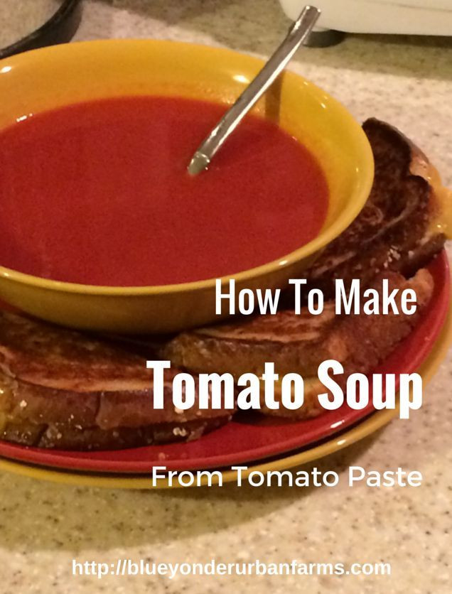 Tomato Soup From Tomato Paste
 How To Make Tomato Soup From Tomato Paste