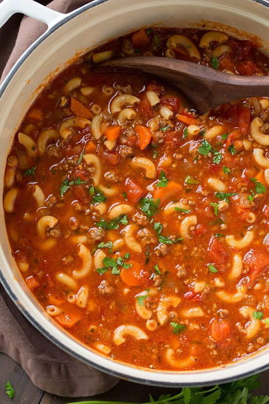 Tomato Soup From Tomato Paste
 Beef and Tomato Macaroni Soup