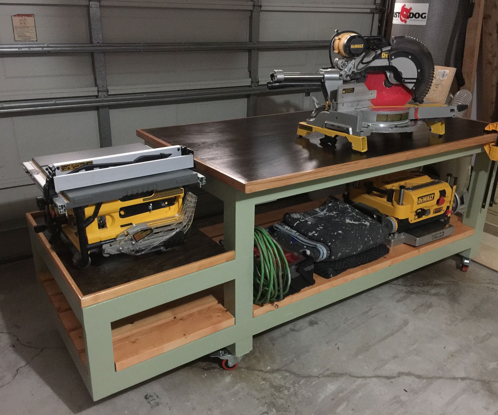 Tool Storage Bench
 All in e Work Bench work