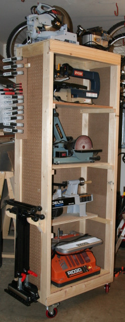 Tool Storage Bench
 theFrankes · Bench Tool Storage Shelves