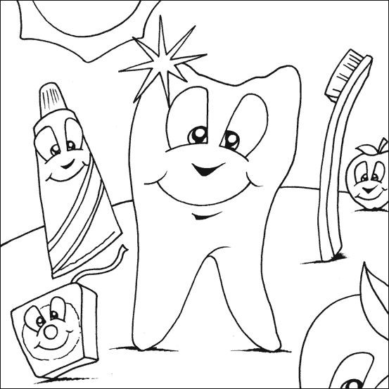 Tooth Coloring Pages Printable
 coloring sheets of dentist