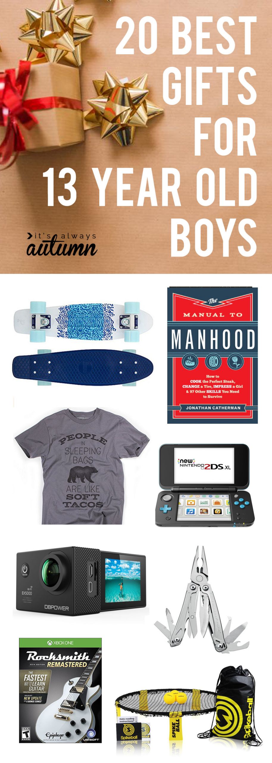 Top Gift Ideas For 12 Year Old Boys
 best Christmas ts for 13 year old boys It s Always Autumn