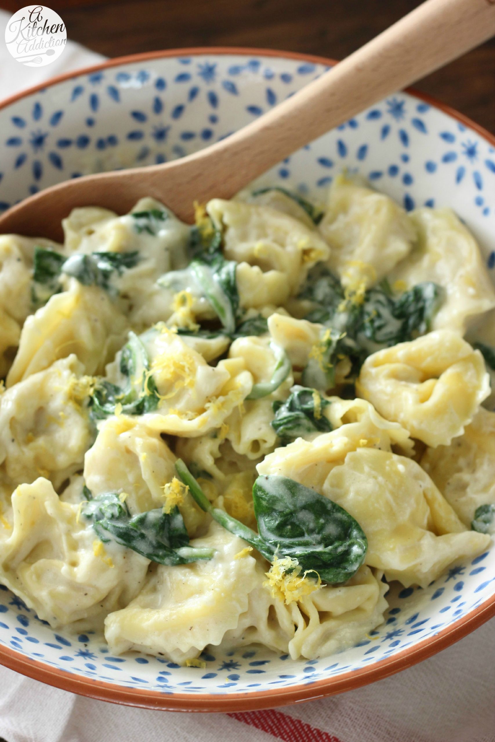 Tortellini Sauces Recipes
 Tortellini with Spinach and Lemon Cream Sauce A Kitchen
