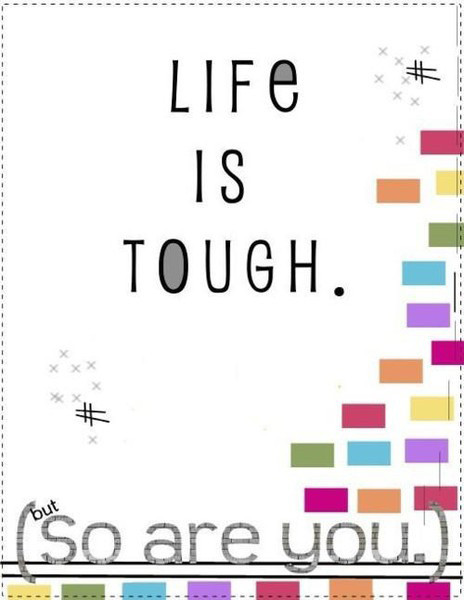 Tough Life Quotes
 Tough Quotes About Life QuotesGram