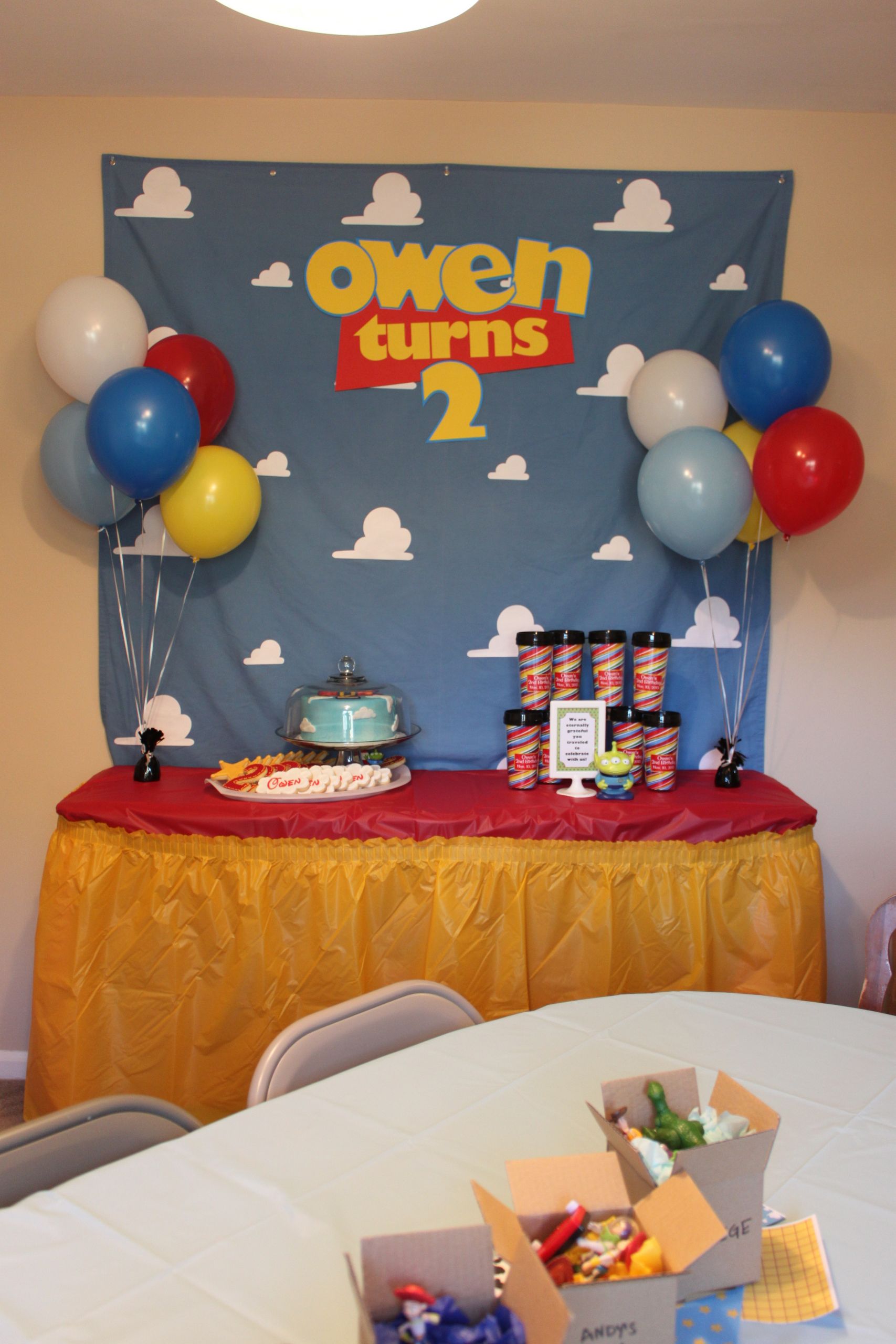 Toy Story Birthday Decorations
 Toy Story birthday party The decorations