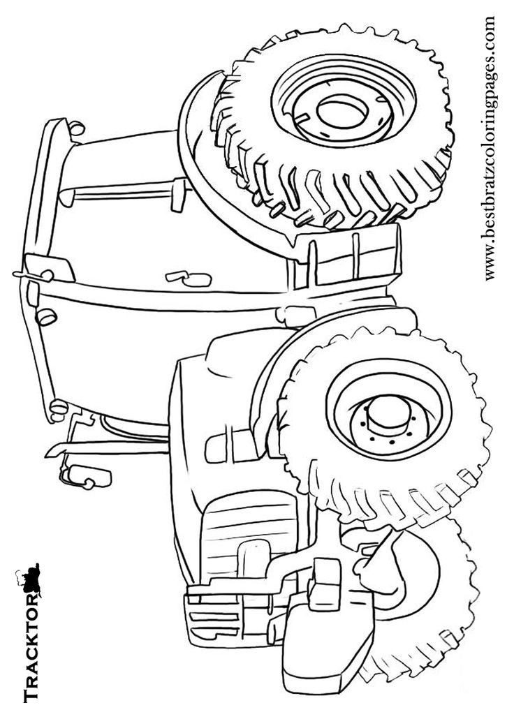 Tractor Coloring Pages For Kids
 11 best tractor images images on Pinterest