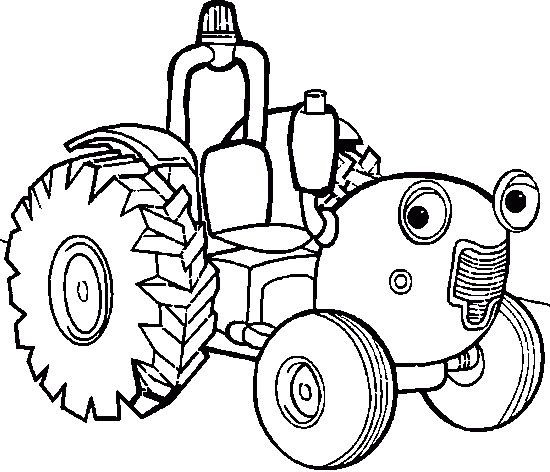 Tractor Coloring Pages For Kids
 Coloring for kids Tractors and Cartoon on Pinterest