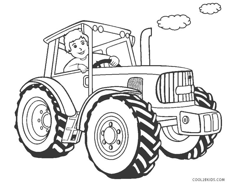 Tractor Coloring Pages For Kids
 Free Printable Tractor Coloring Pages For Kids