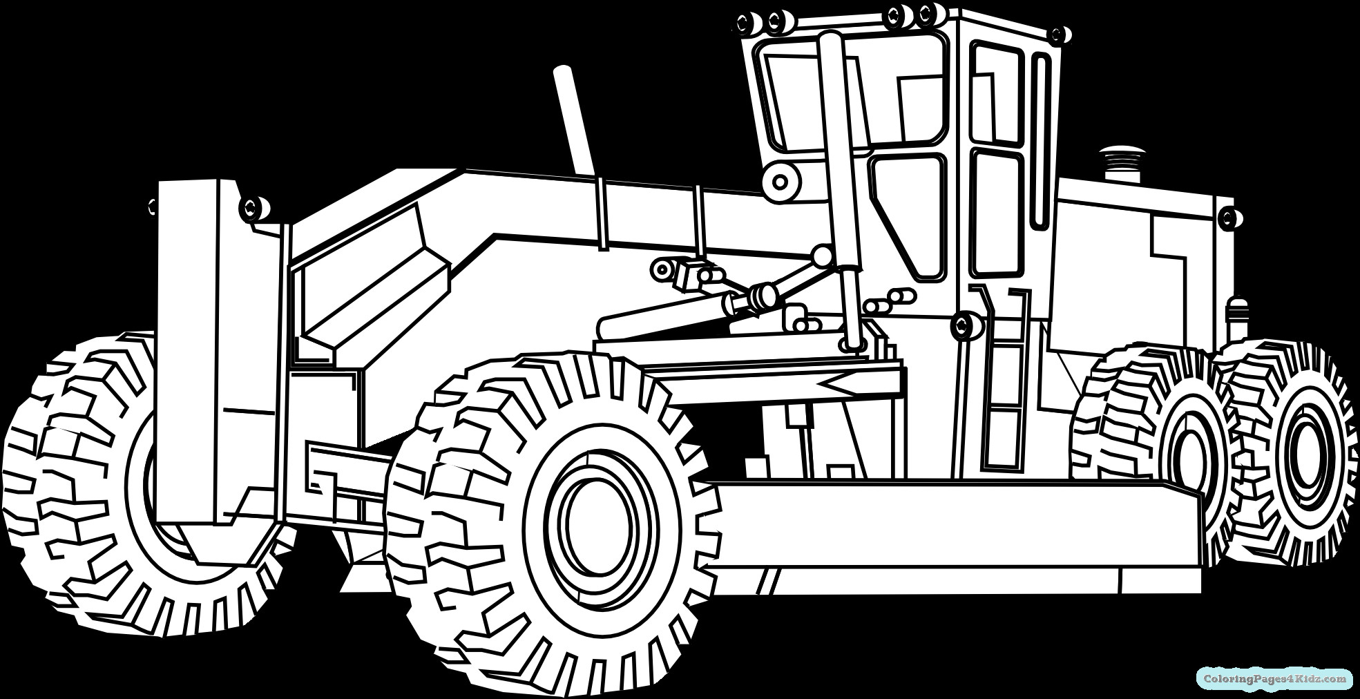 Tractor Coloring Pages For Kids
 Kids Tractor A Coloring Pages