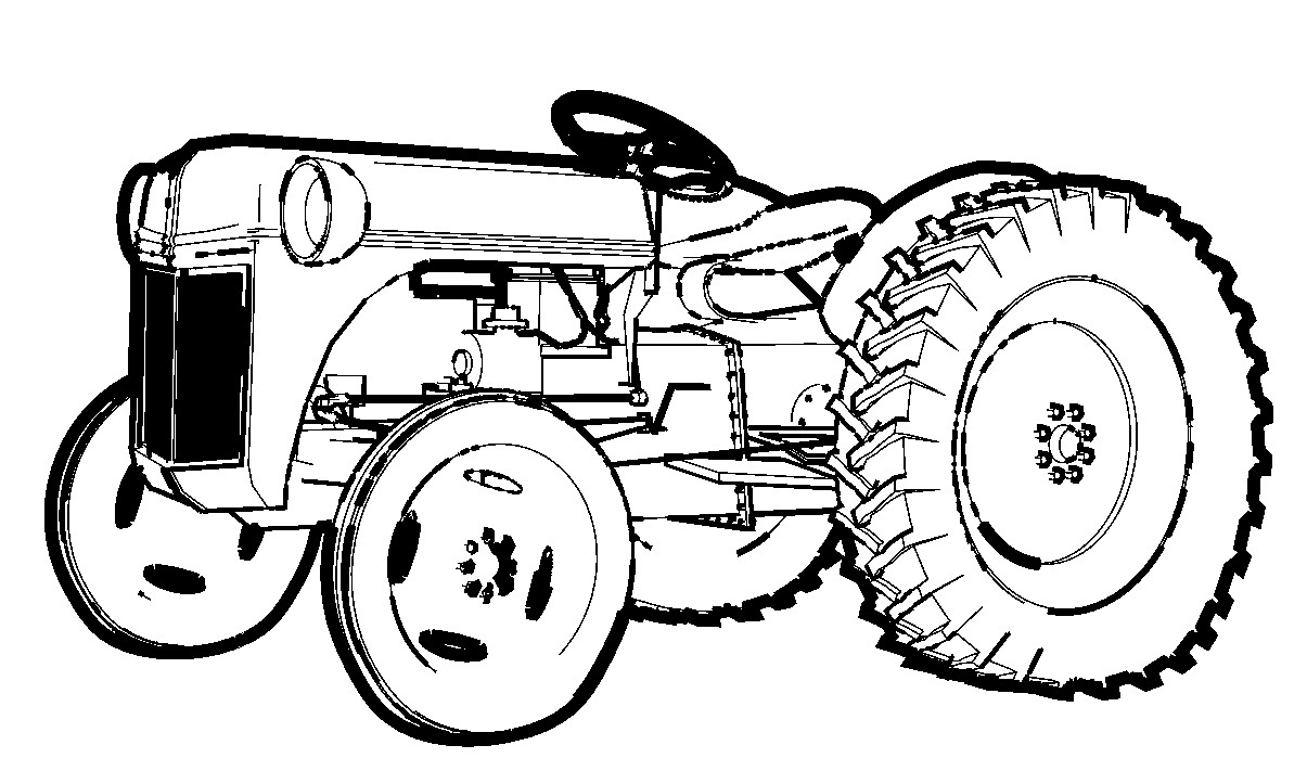 Tractor Coloring Pages For Kids
 For Blender Coloring Page