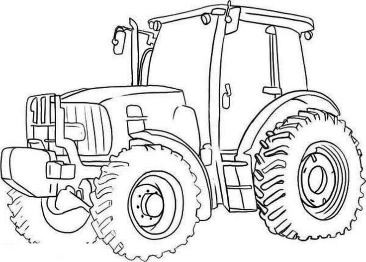 Tractor Coloring Pages For Kids
 Free Tractor Coloring Pages Printable