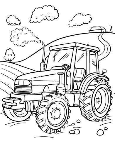 Tractor Coloring Pages For Kids
 Pin by Muse Printables on Coloring Pages at ColoringCafe