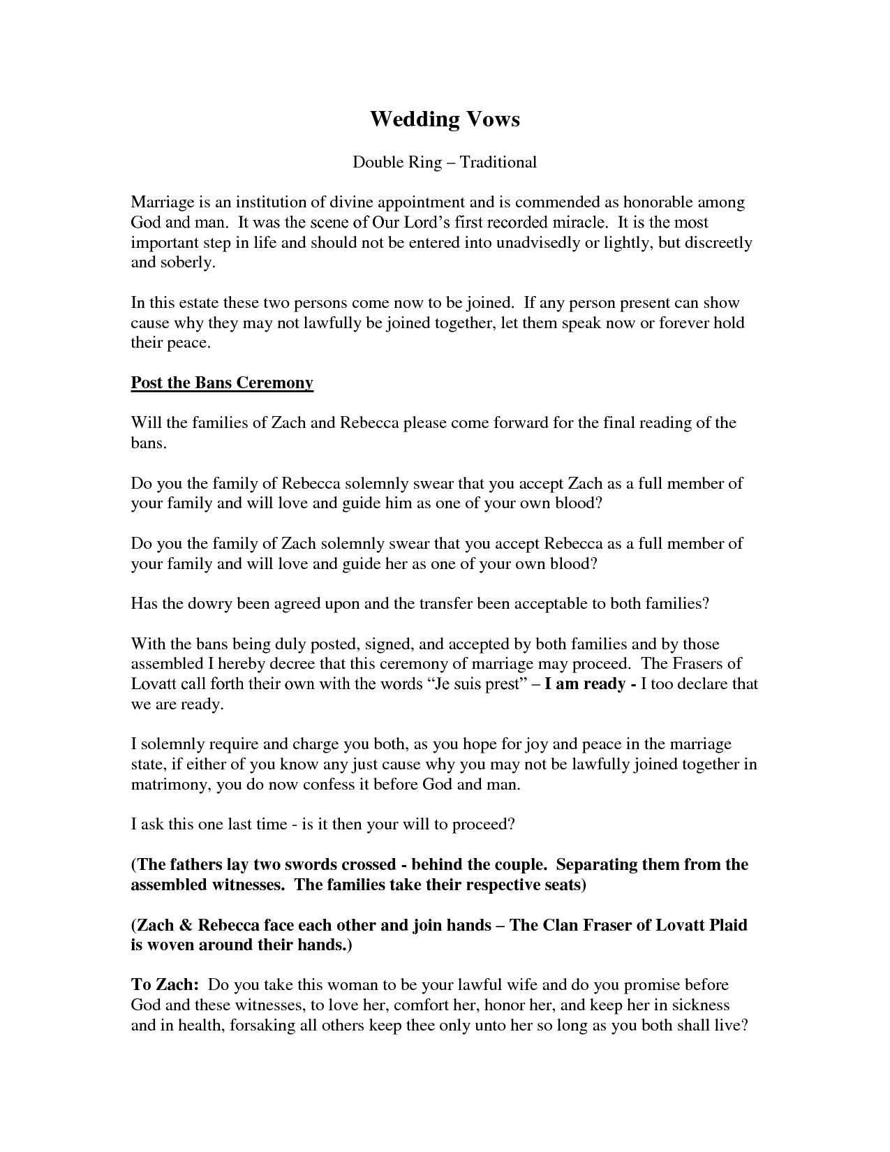 Traditional Irish Wedding Vows
 20 Traditional Wedding Vows Example Ideas You ll Love