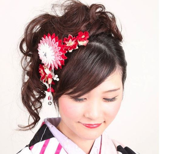 Traditional Japanese Hairstyles Female
 Kimono hair in Japan