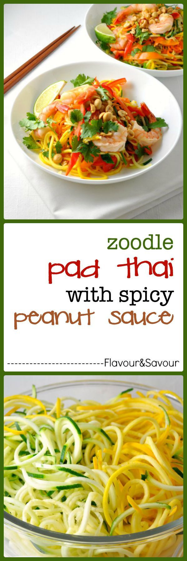 Traditional Pad Thai Peanut Sauce Recipe
 Zoodle Pad Thai with Shrimp Recipe