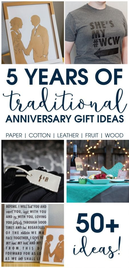 Traditional Wedding Anniversary Gift Ideas
 Traditional Anniversary Gift Ideas for the First 5 Years