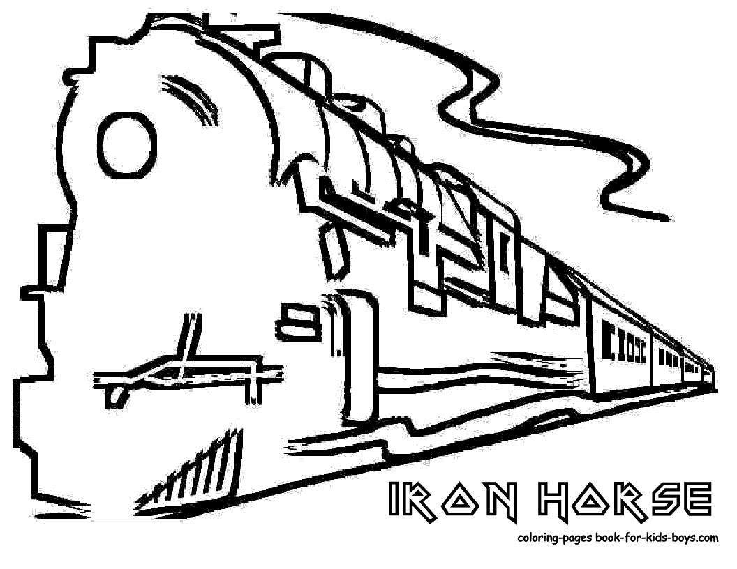Train Coloring Pages For Boys
 Ironhorse Train Coloring Pages YESCOLORING Free