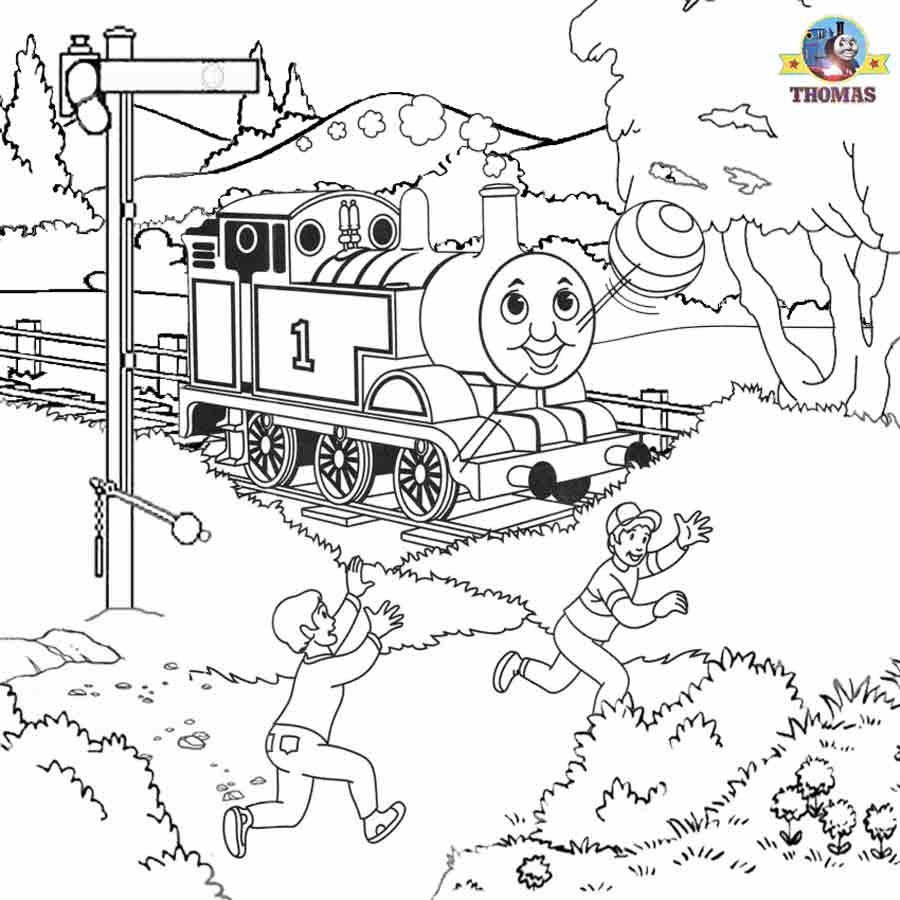 Train Coloring Pages For Boys
 Thomas the train coloring pictures for kids to print out