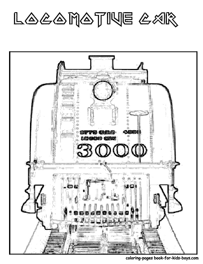 Train Coloring Pages For Boys
 Steel Wheels Train Coloring Sheet YESCOLORING