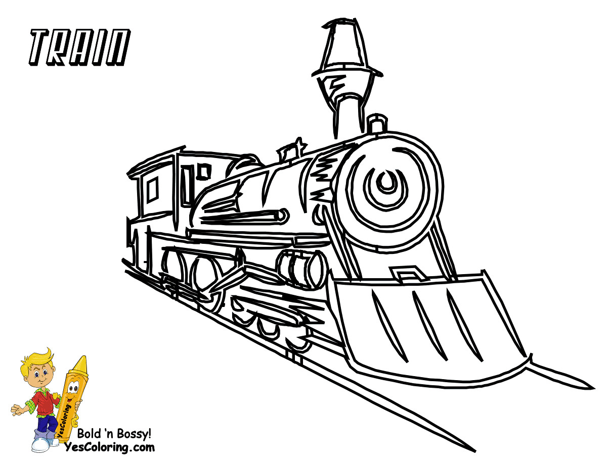 Train Coloring Pages For Boys
 Fun Transportation Coloring Balloons Free