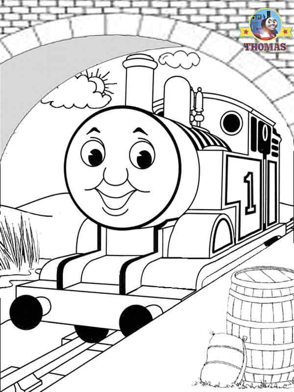 Train Coloring Pages For Boys
 Thomas And Friends Misty Island Rescue Coloring Pages For