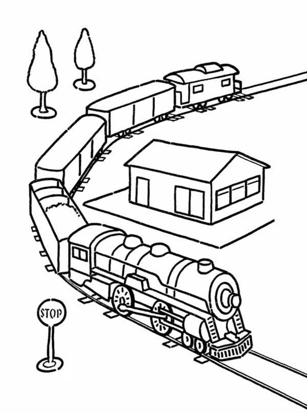 Train Coloring Pages For Boys
 7 best Coloring Pages For boys images on Pinterest