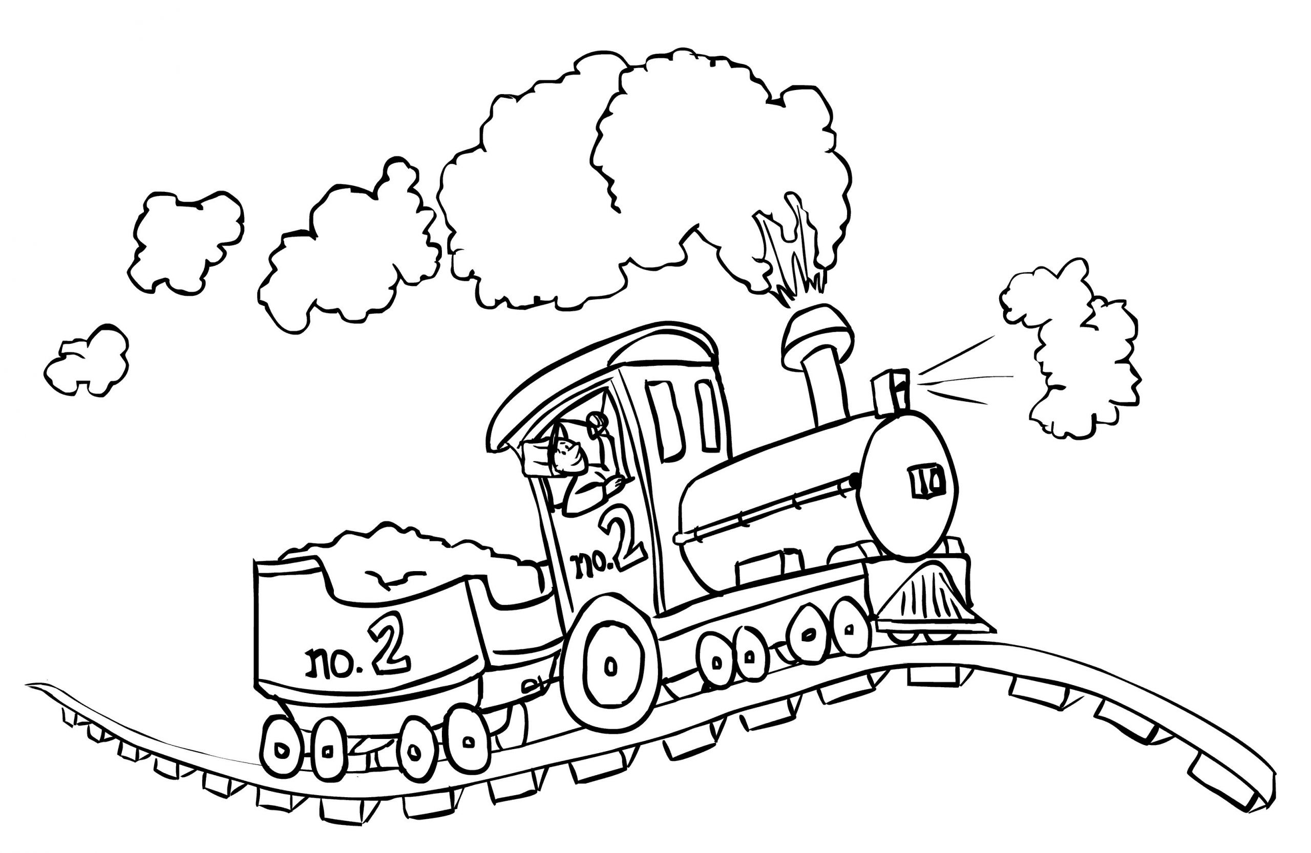 Train Coloring Pages For Kids
 Train Coloring Pages for Free