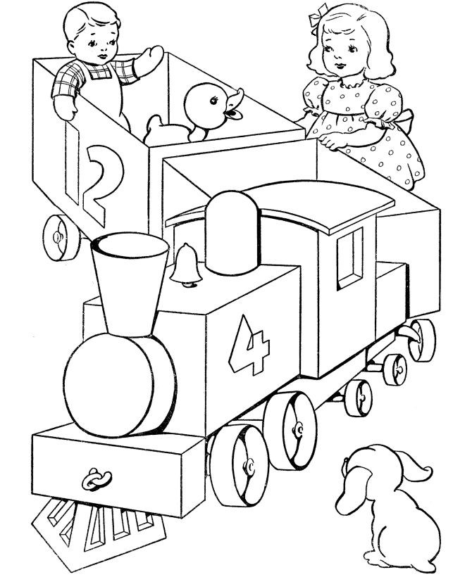 Train Coloring Pages For Kids
 29 Best images about Trains Coloring Pages on Pinterest