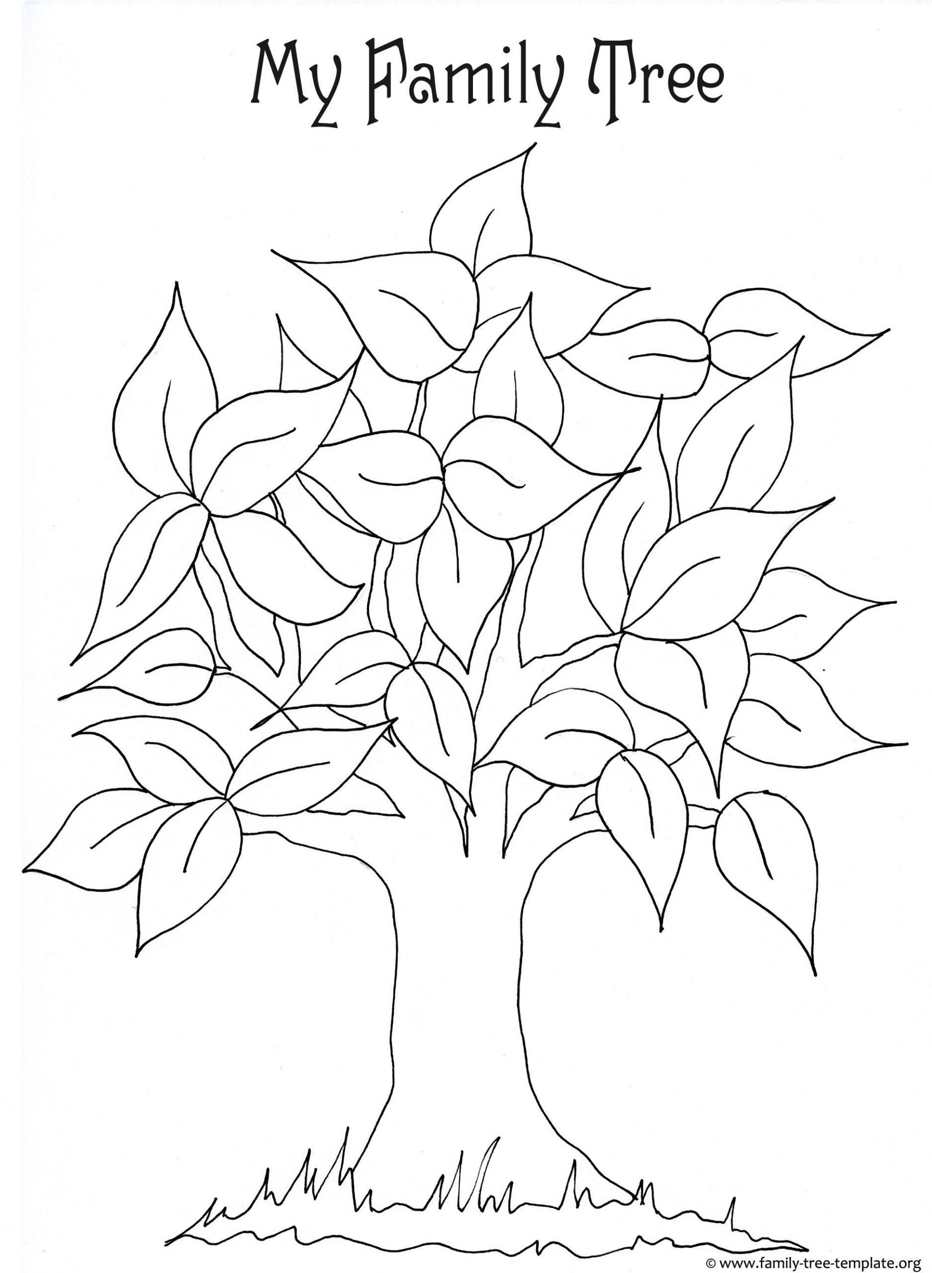 Tree Coloring Pages For Kids
 Tree Drawing For Kids at GetDrawings