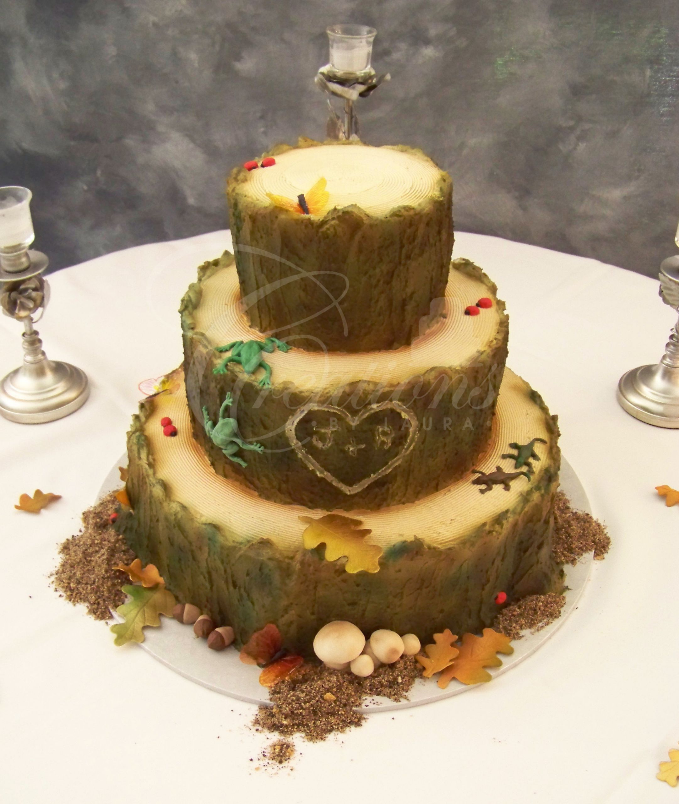 Tree Stump Wedding Cake
 2013 Wedding Cakes