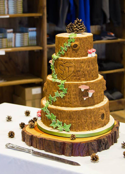 Tree Stump Wedding Cake
 Tree Slice Stand Archives