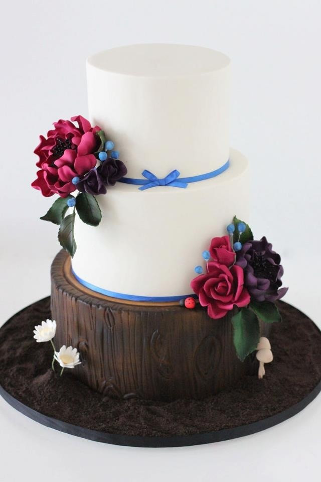 Tree Stump Wedding Cake
 Tree stump wedding cake Cakes