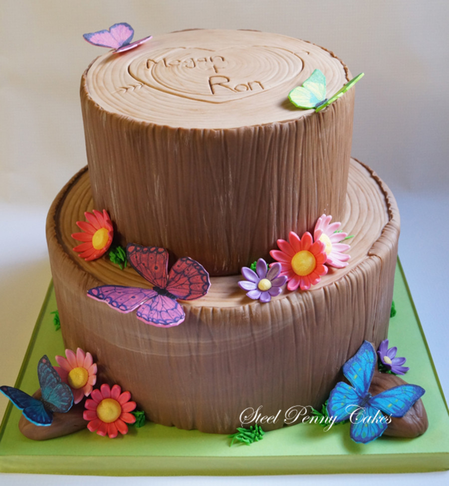 Tree Stump Wedding Cake
 Tree Stump Wedding Cake CakeCentral