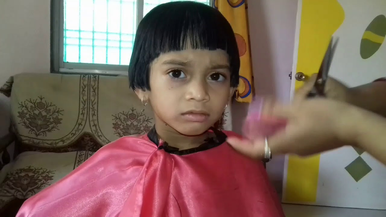 Trimming Baby Hair
 Baby Rasna hair cut