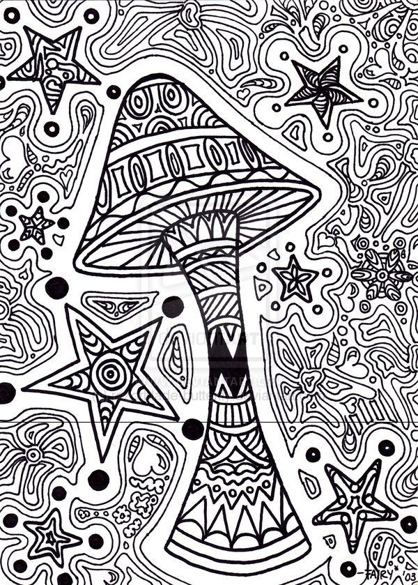 Trippy Adult Coloring Books
 Trippy Coloring Pages
