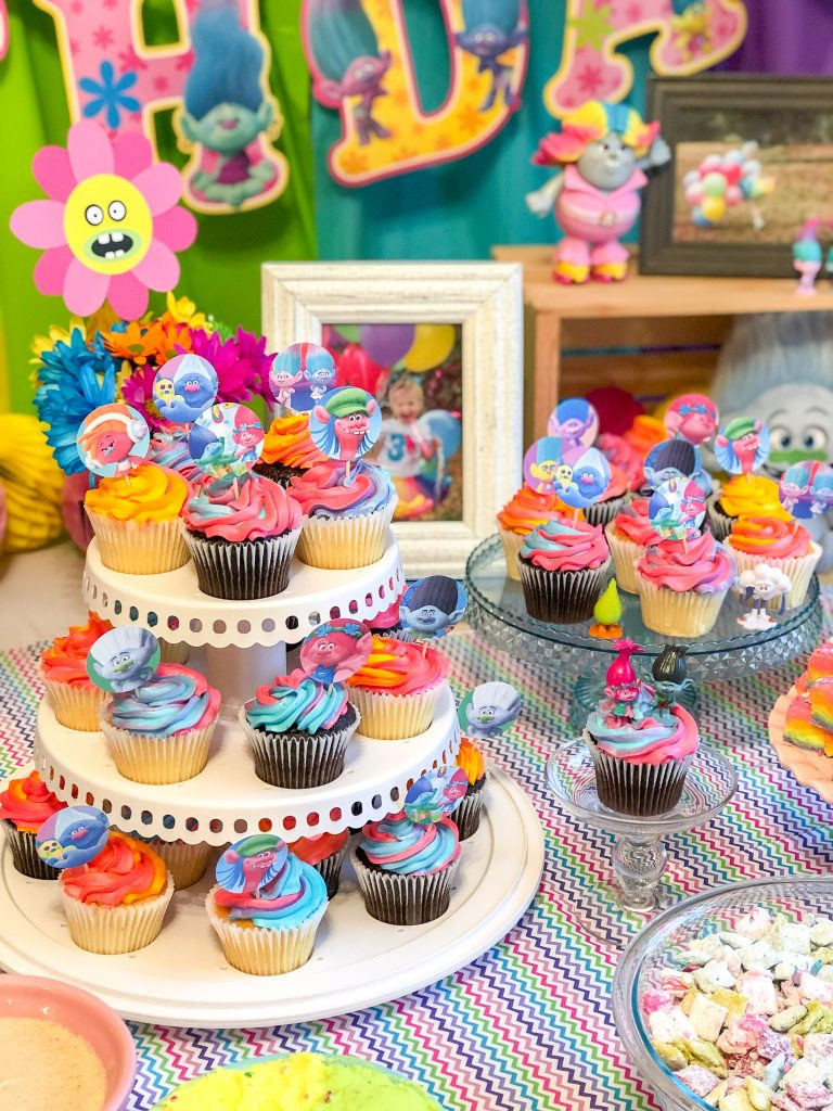 Trolls Birthday Party Ideas For Food
 Audrey s Trolls Birthday Party Poppy Grace