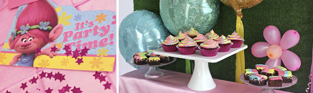 Trolls Party Ideas Party City
 Trolls Party Supplies Poppy Birthday Party Favors