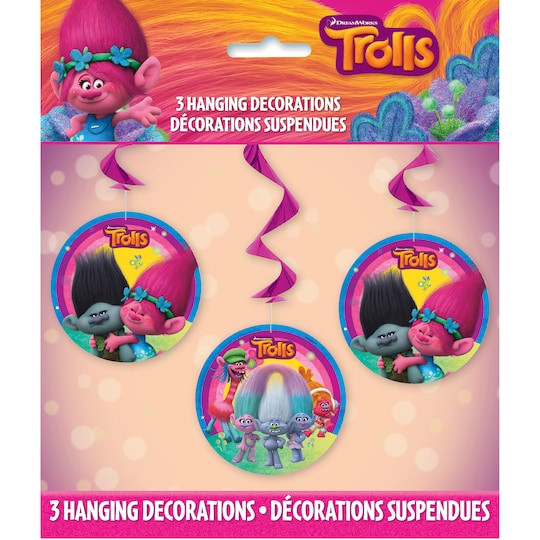 Trolls Party Ideas Party City
 Trolls Hanging Decorations